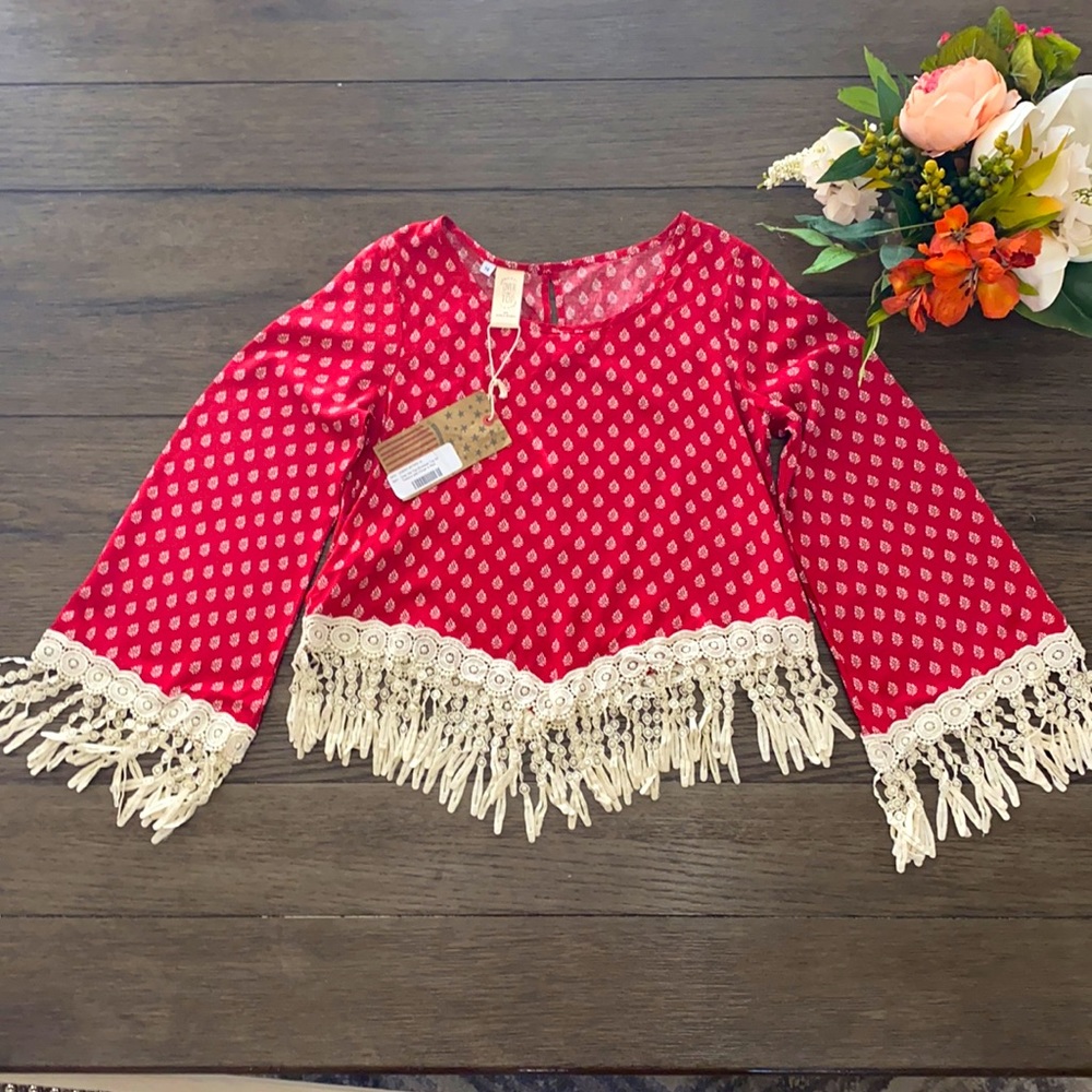 Fringe tunic Over the Top by Sara Sara